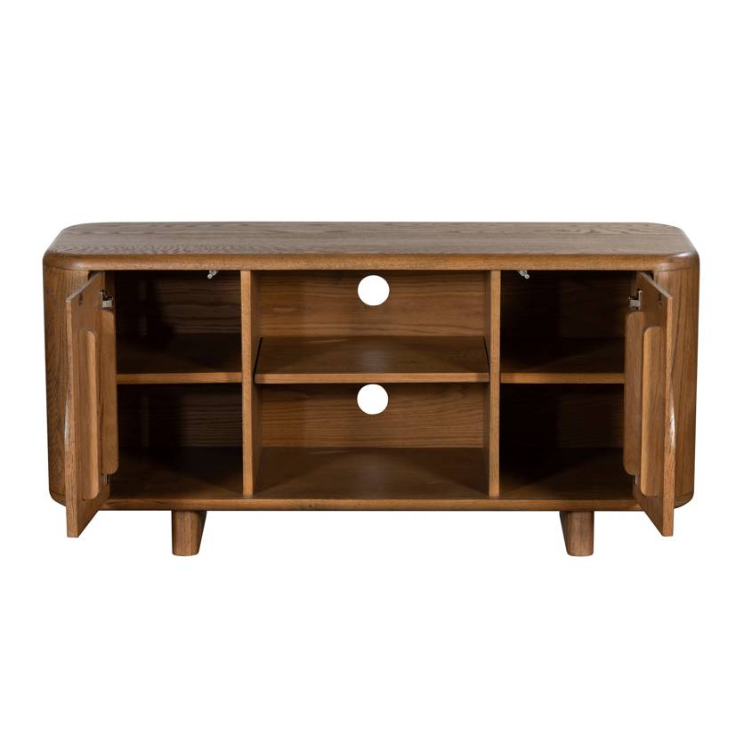 Dustin 120cm Oak Media Unit - Pieces For Places