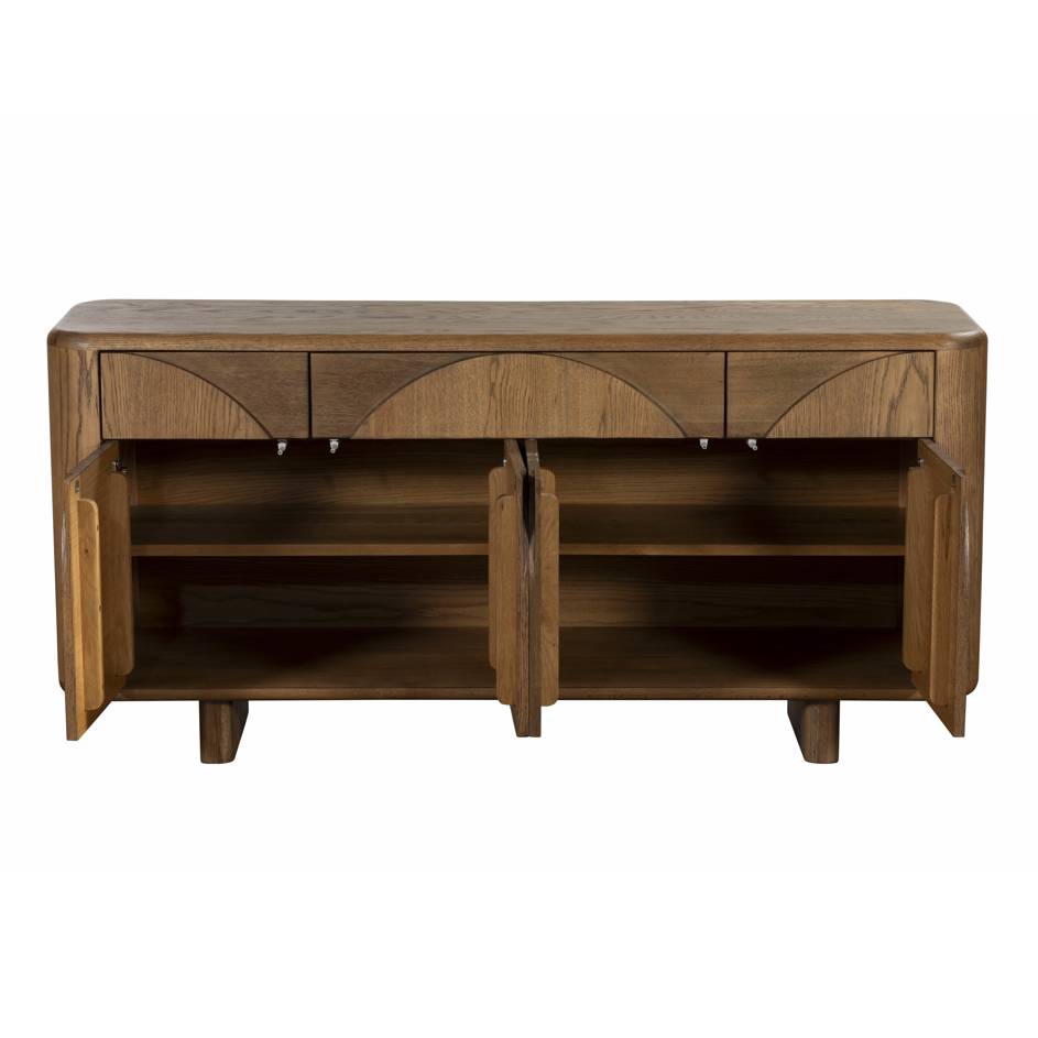 Dustin 160cm Oak Wide Sideboard - Pieces For Places