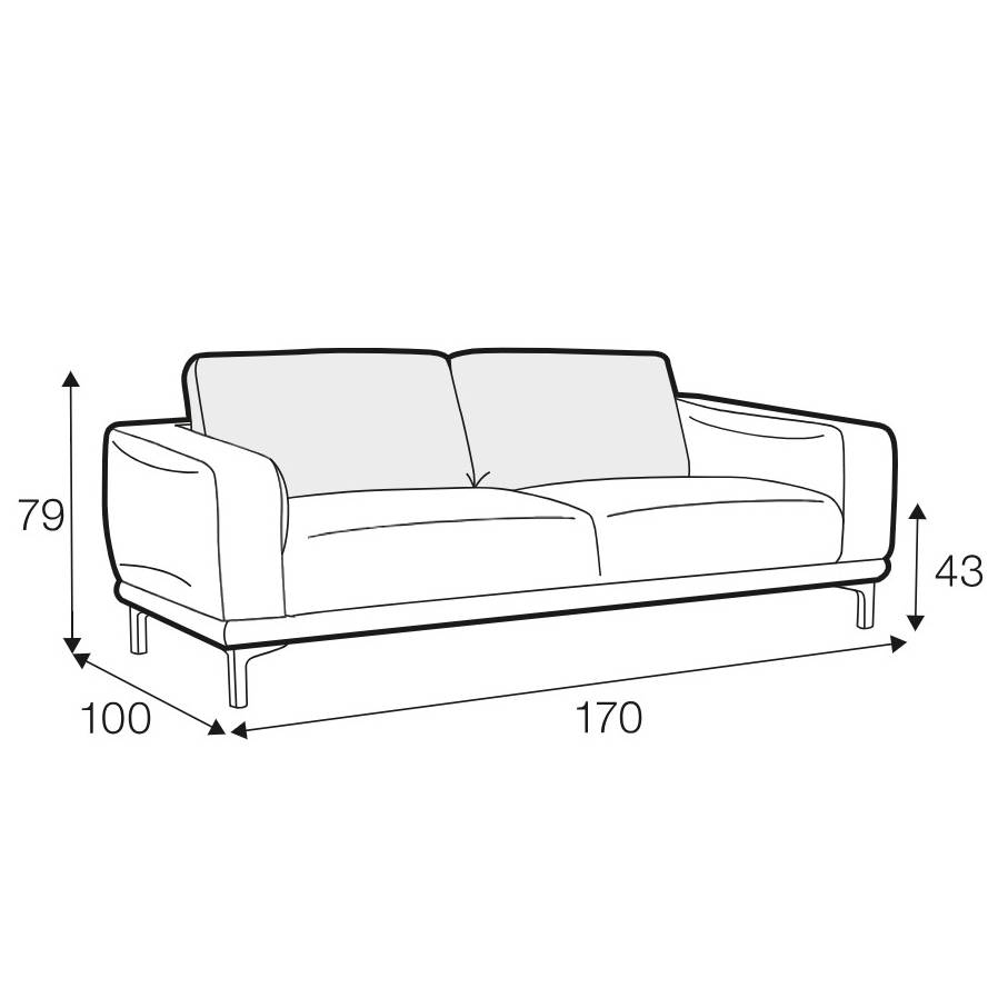 Edvin 2 Seater Sofa - Pieces For Places