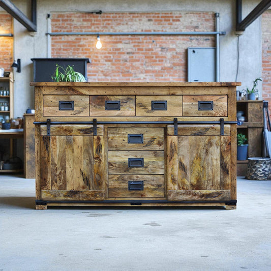 Foundry Mango Wood Large Sideboard - Pieces For Places