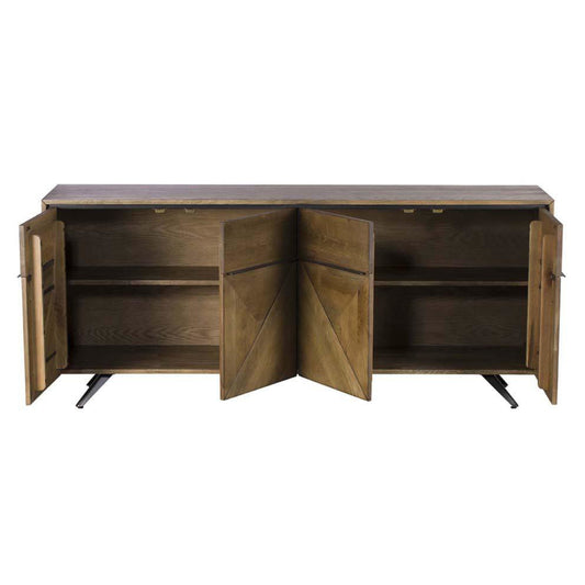 Henderson Oak 4 Door Sideboard - Pieces For Places