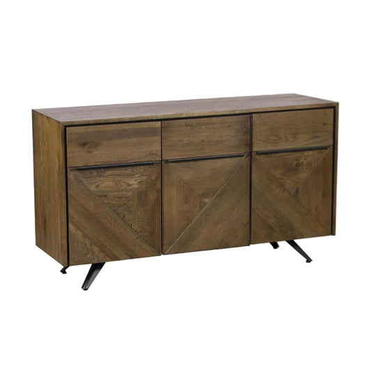Henderson Oak 3 Door Sideboard - Pieces For Places
