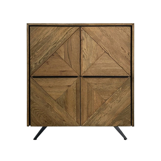 Henderson Oak Highboard Unit - Pieces For Places