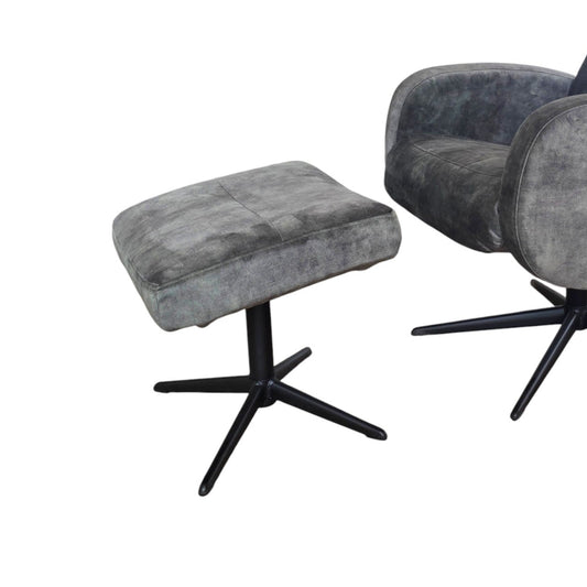 Jade Hygge Reclining Chair & Stool - Pieces For Places