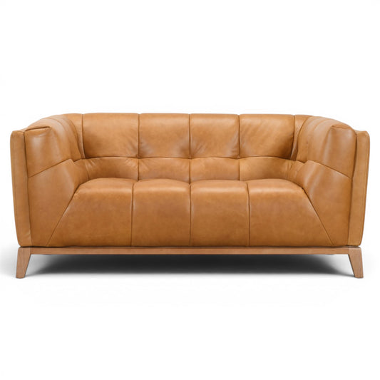 Leo Tan Italian Leather - 2 Seater Sofa