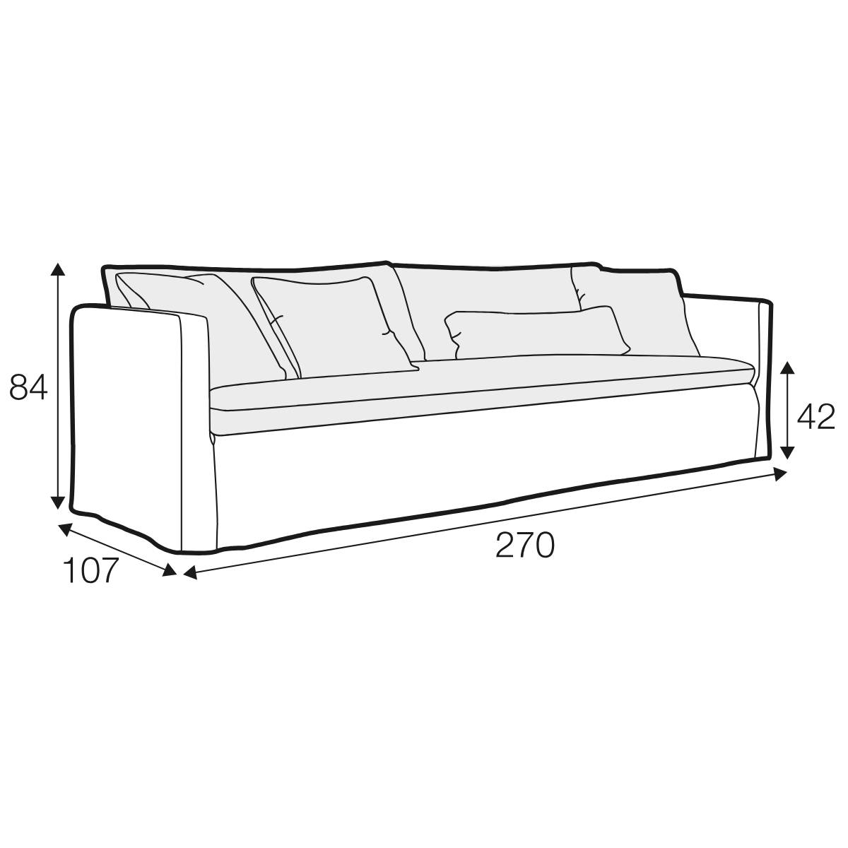 Lill 4 Seater Sofa - Pieces For Places