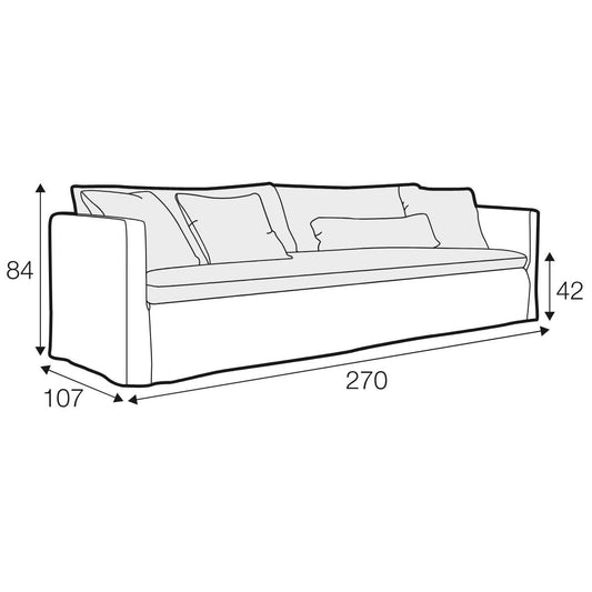 Lill 4 Seater Sofa - Pieces For Places