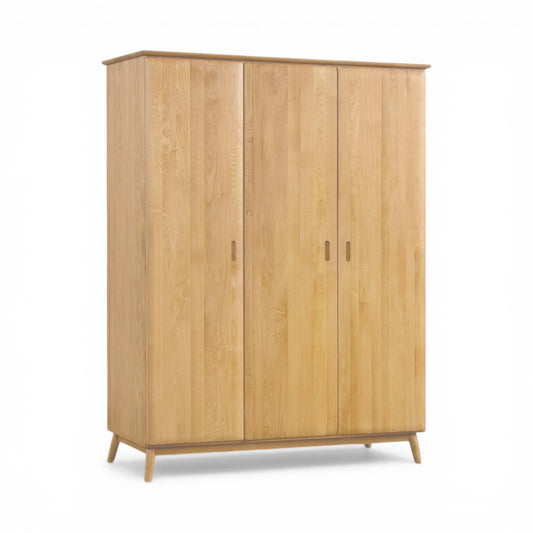 Malmback Oak 3 Door Wardrobe