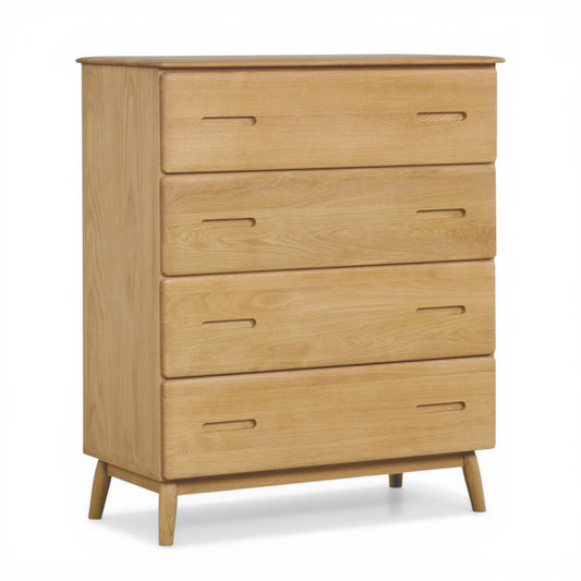 Malmback Oak 4 Drawer Chest