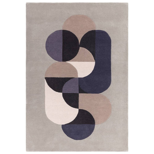92 Statement L/Grey Matrix Rug - 200cm x 300cm