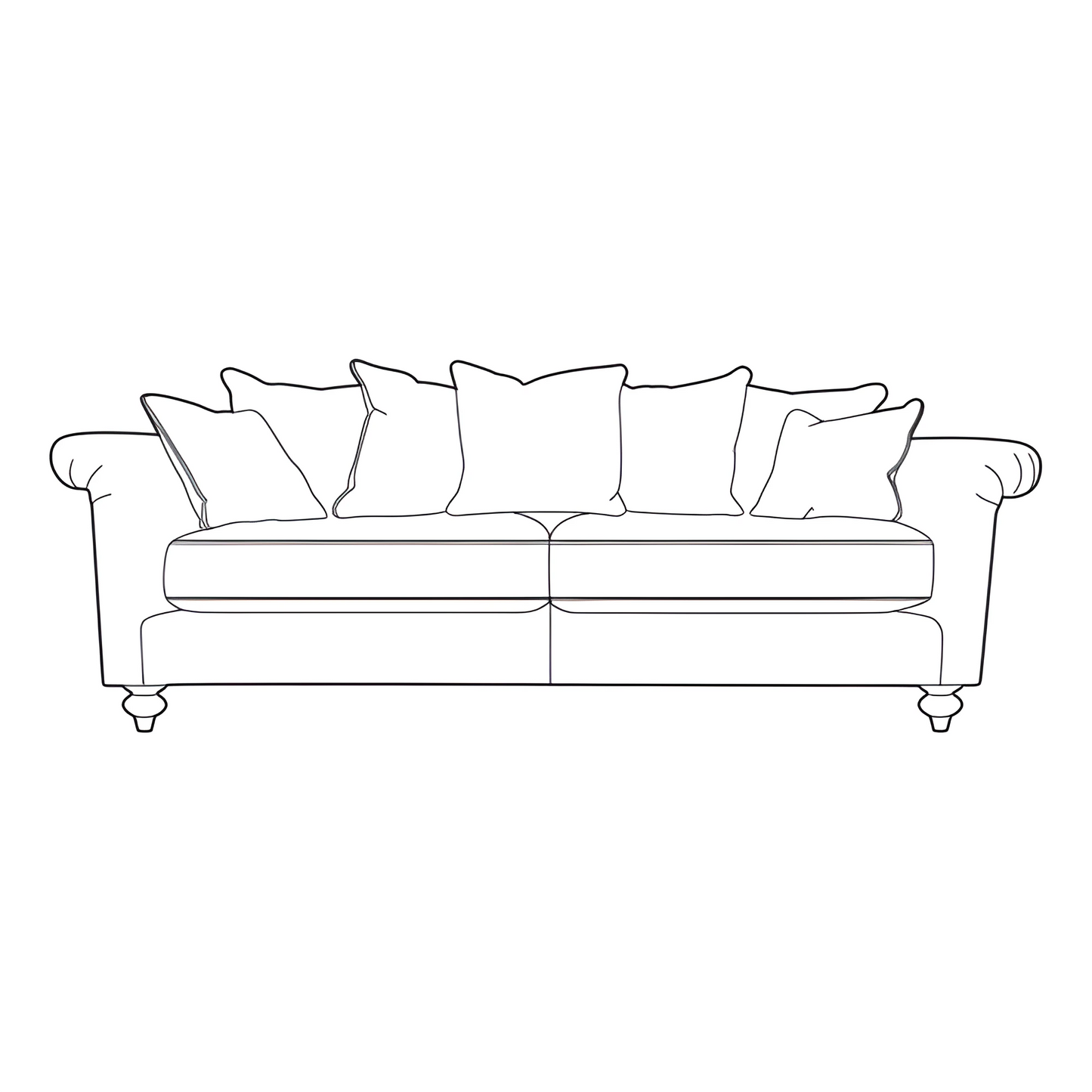 Merlot Extra Large Sofa - Pieces For Places
