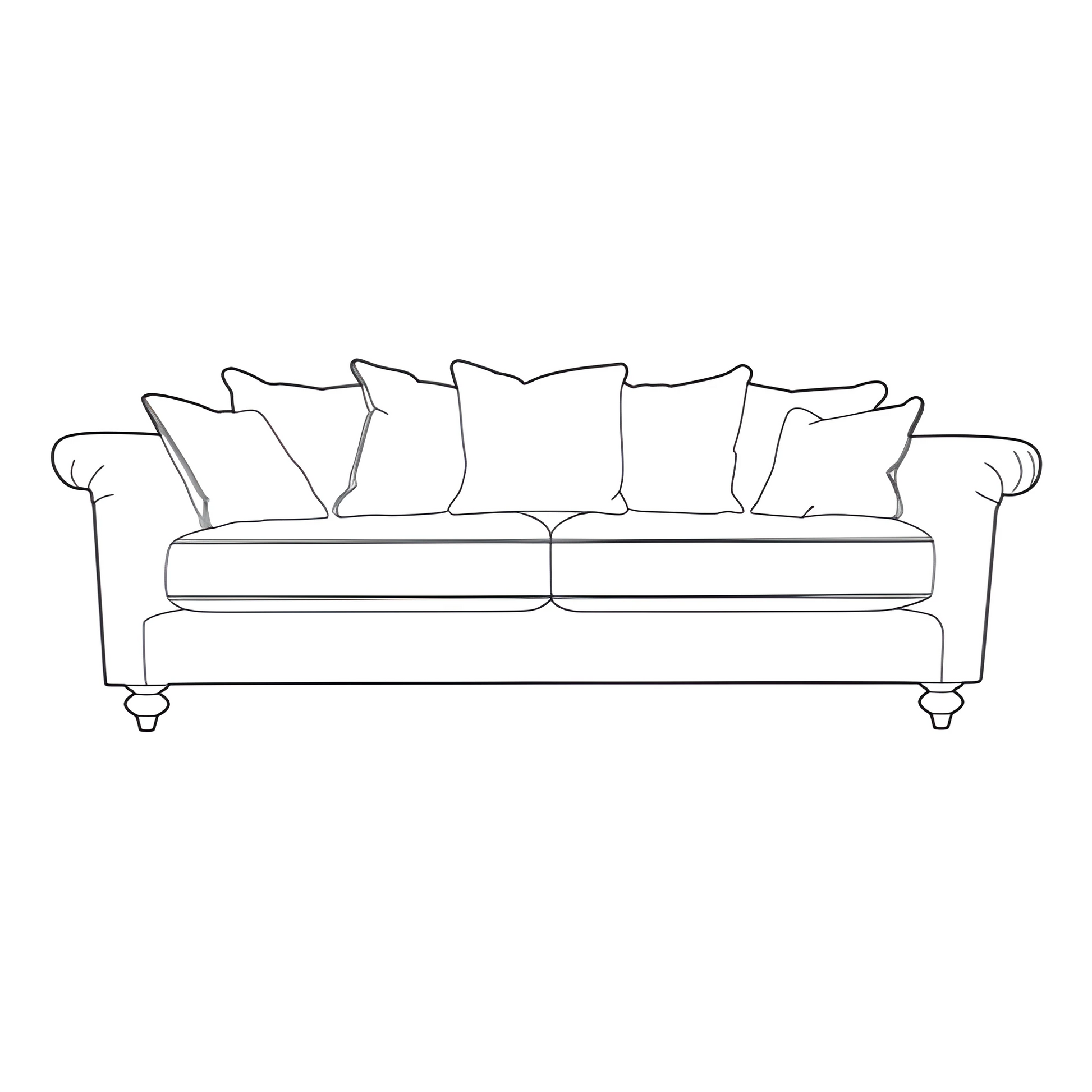 Merlot Extra Large Sofa - Pieces For Places