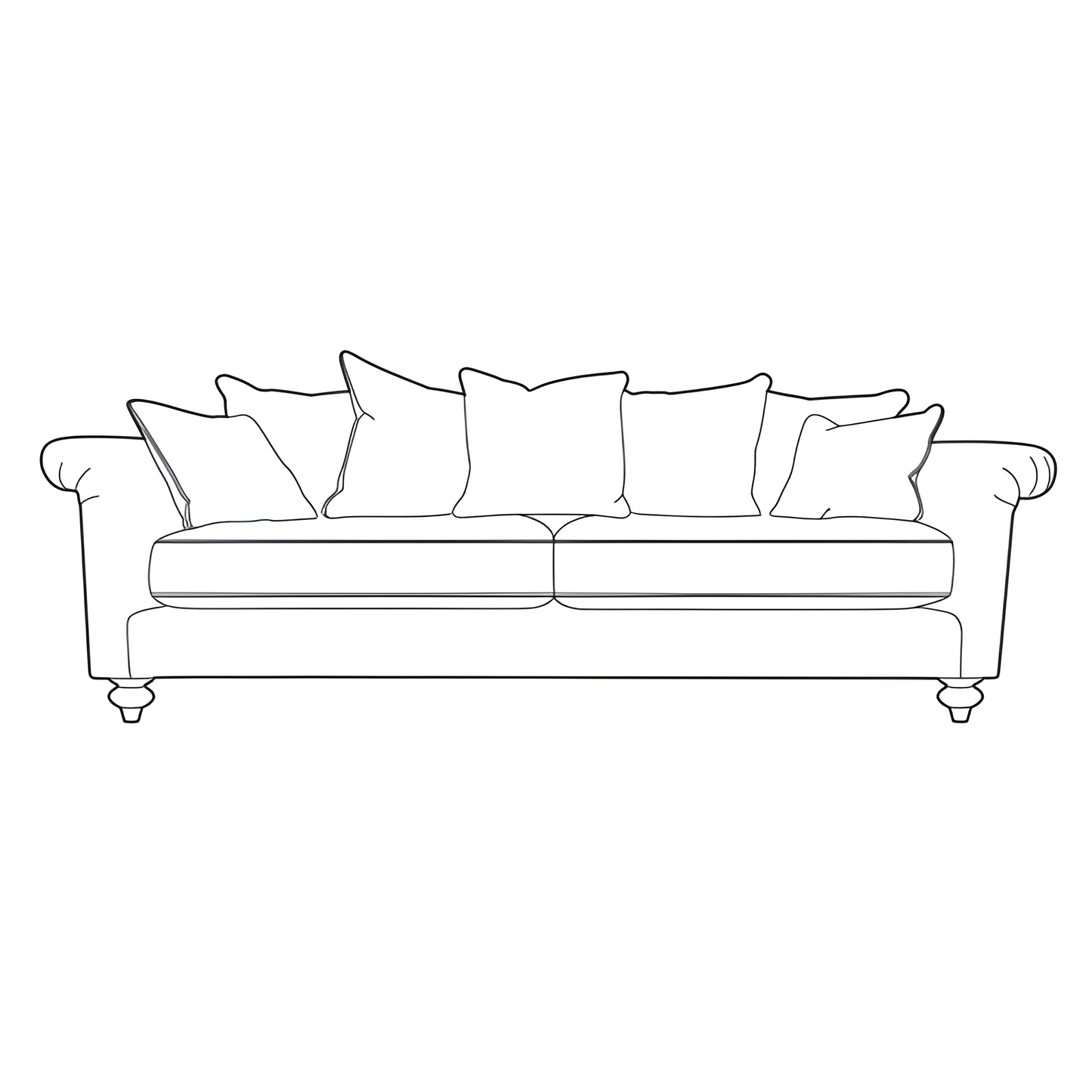 Merlot Grand Sofa - Pieces For Places