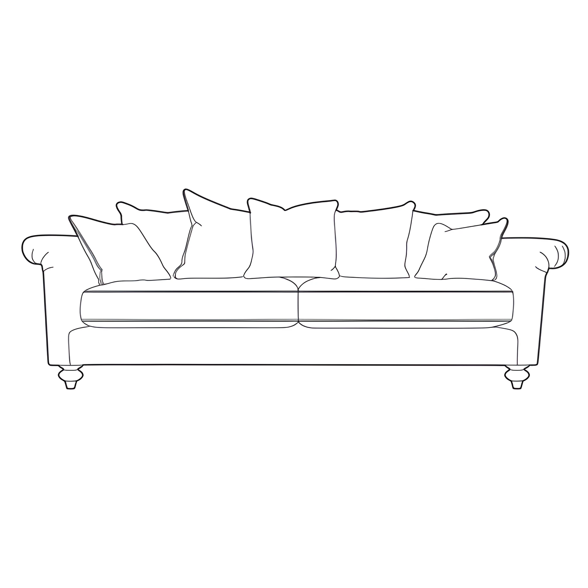 Merlot Grand Sofa - Pieces For Places