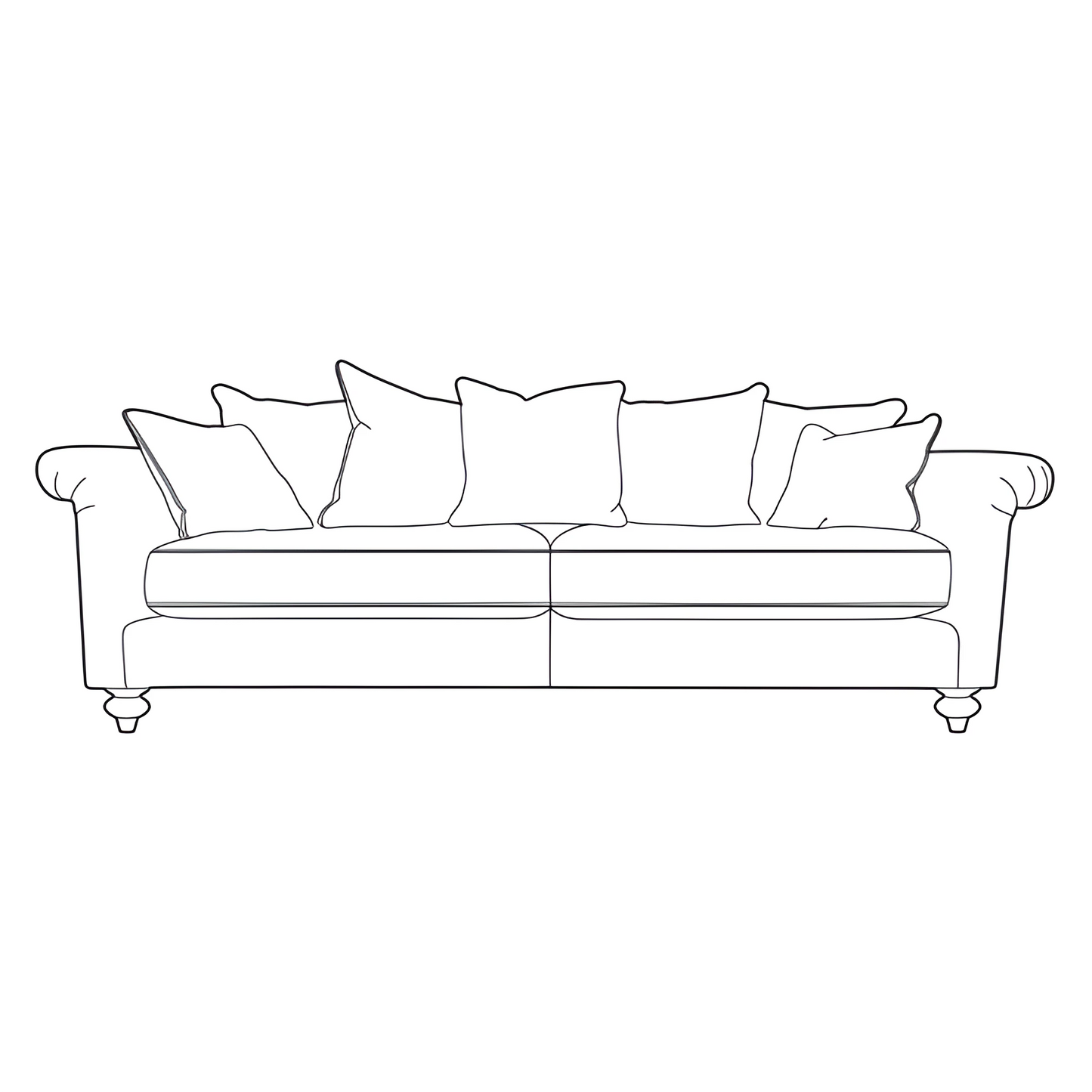 Merlot Grand Sofa - Pieces For Places