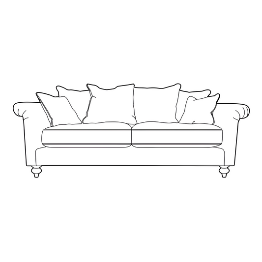 Merlot Large Sofa - Pieces For Places