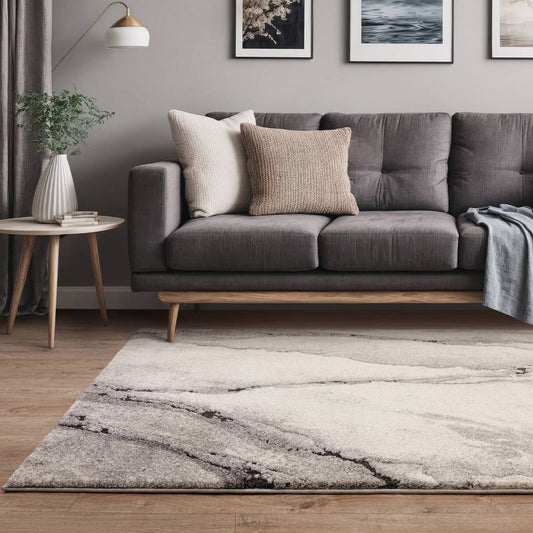 Oasis Grey Mirage Rug - 200cm x 290cm