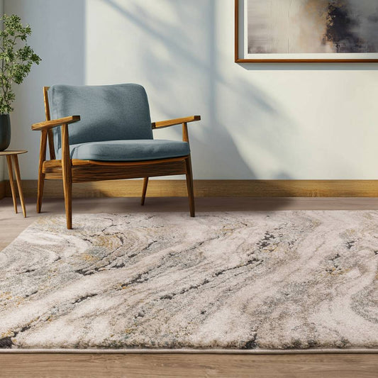 Wave Blue Mirage Rug - 200cm x 290cm