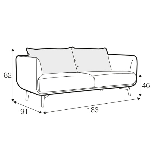 Moa 2 Seater Sofa - Pieces For Places