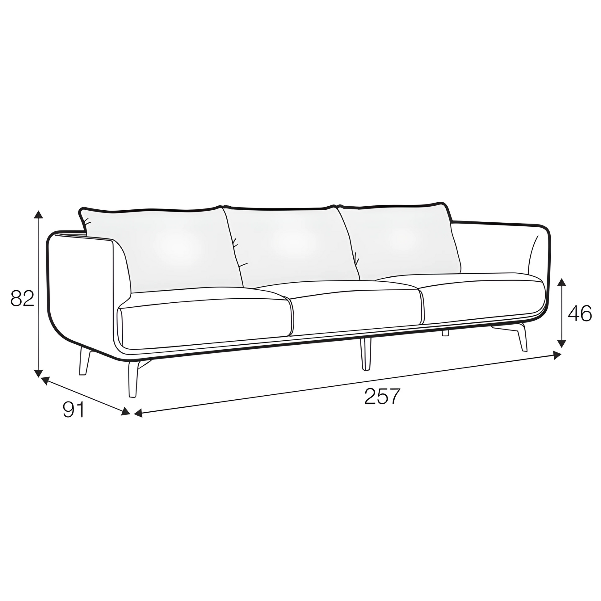 Moa 4 Seater Sofa - Pieces For Places