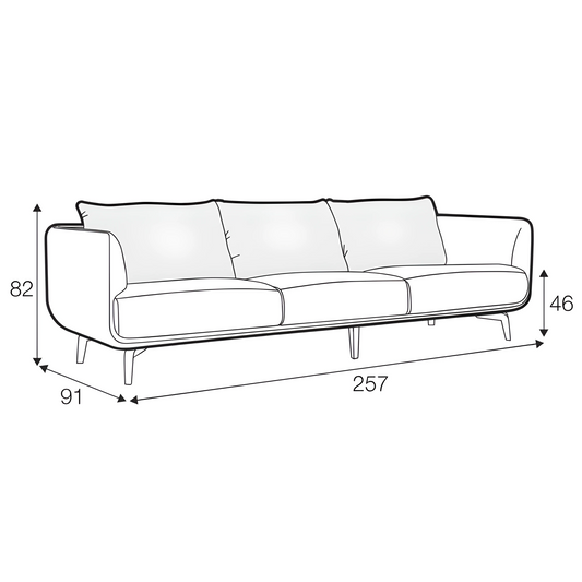 Moa 4 Seater Sofa - Pieces For Places