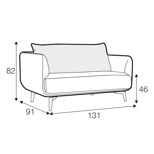 Moa Loveseat - Pieces For Places