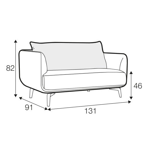 Moa Loveseat - Pieces For Places