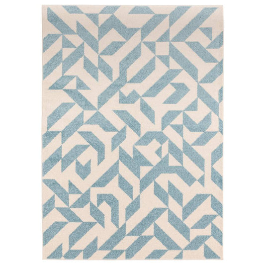 Blue Shapes Rug MU03 Muse Rug - 120cm x 170cm