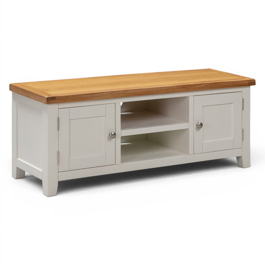 Marlowe White Oak Large TV Unit