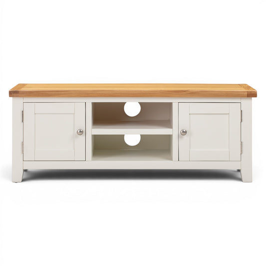 Marlowe White Oak Large TV Unit
