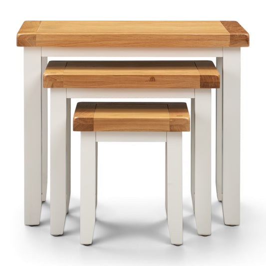 Marlowe White Oak Nest of Tables