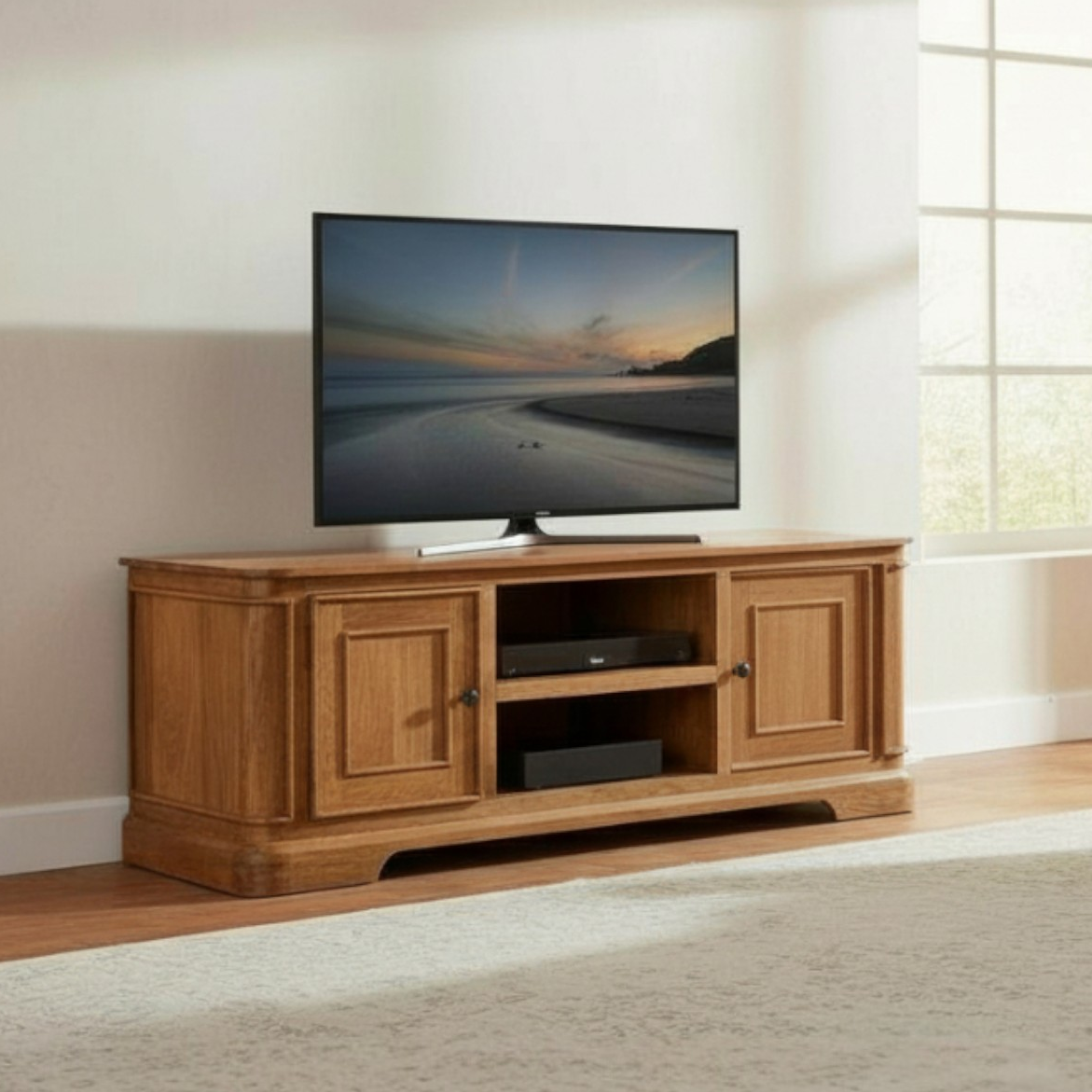 Natalia Mango Wood 2 Door TV Unit