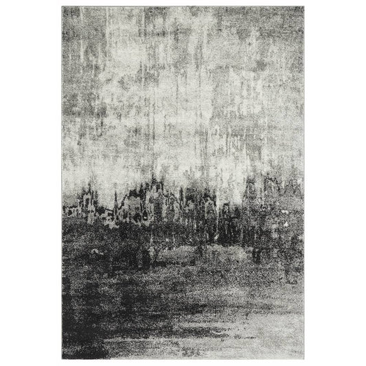 Distress Grey Rug NV03 Nova Rug - 200cm x 290cm