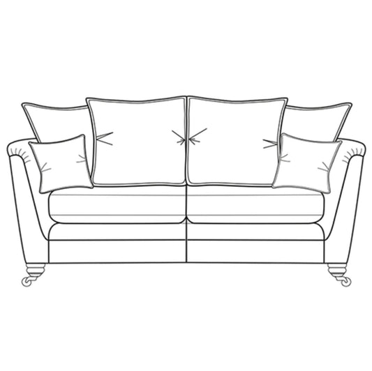Origin 3 Seater Pillow Back Sofa - Pieces For Places