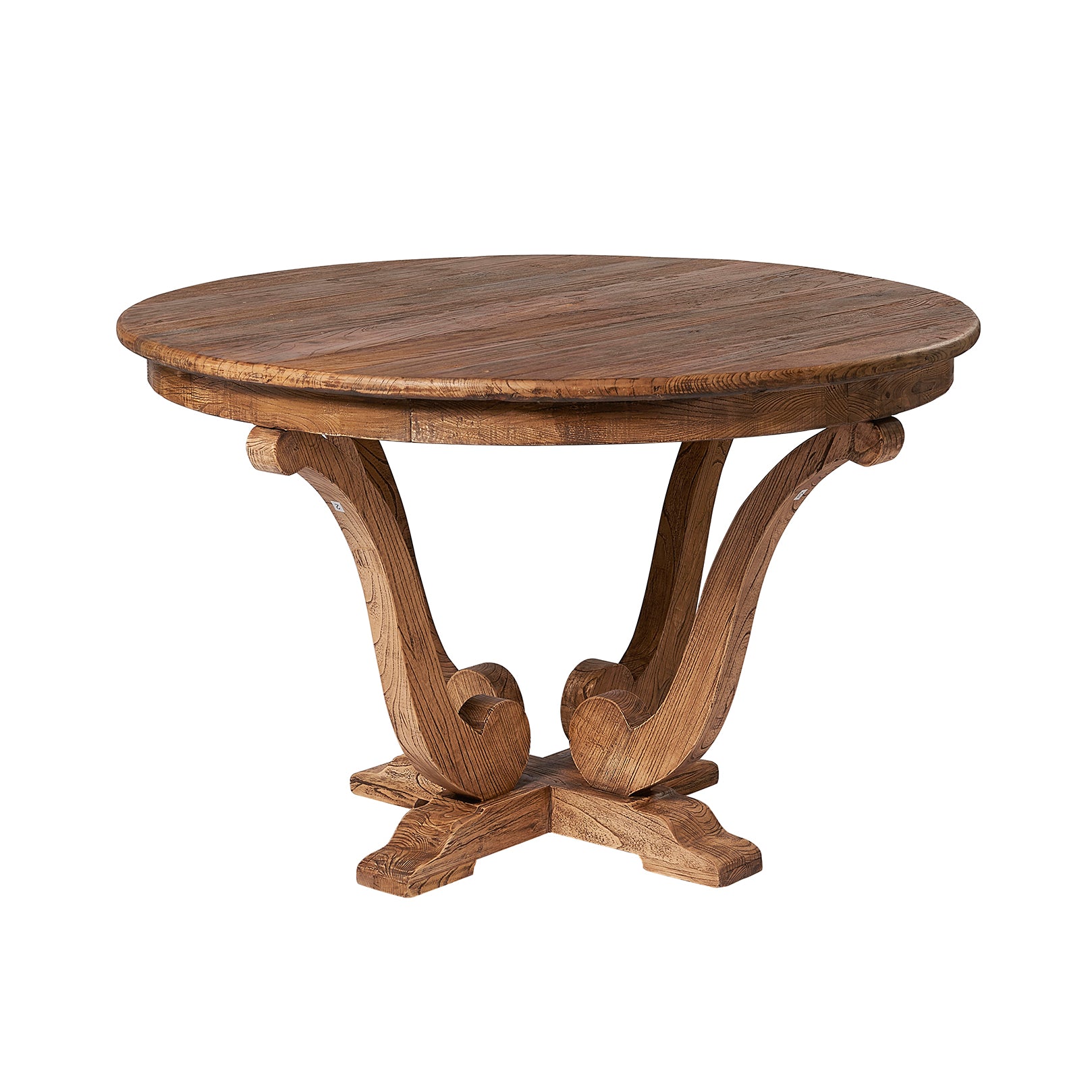 Oyster Elm 120cm Round Table - Pieces For Places
