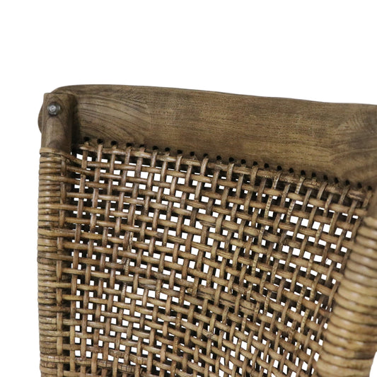 Oyster Oak Woven Back Dining Chair - Pieces For Places