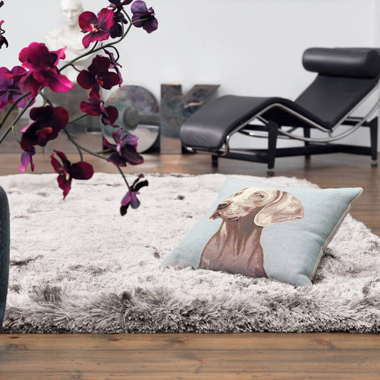 Silver Plush Rug - 200cm x 300cm