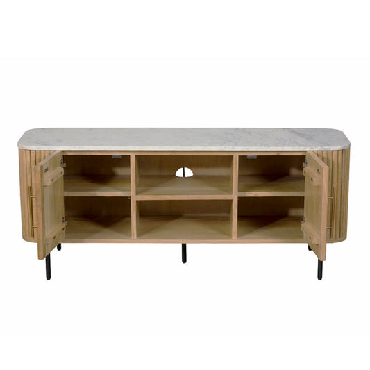 Reed Mango Wood & Marble TV Unit