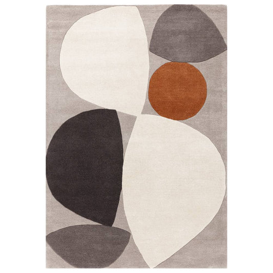 RF24 Mid Century Grey Reef Rug - 200cm x 290cm