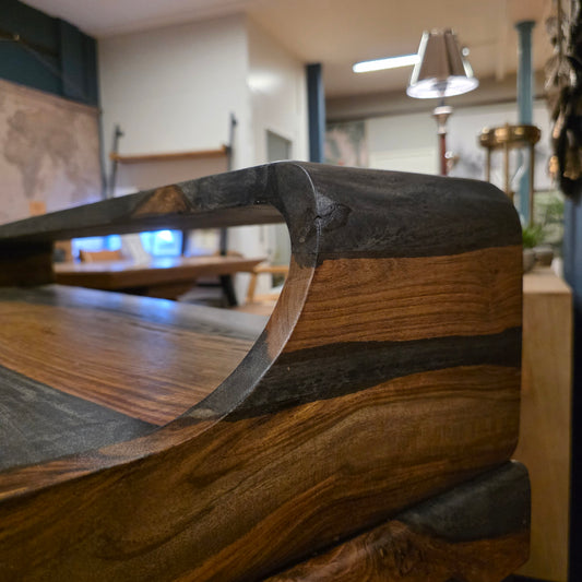 Stopa Sheesham & Metal Study Desk