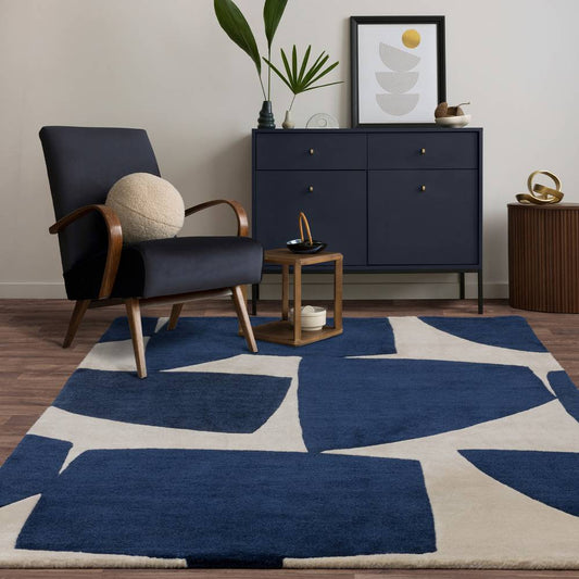 03 Kite Blue Romy Rug - 200cm x 290cm