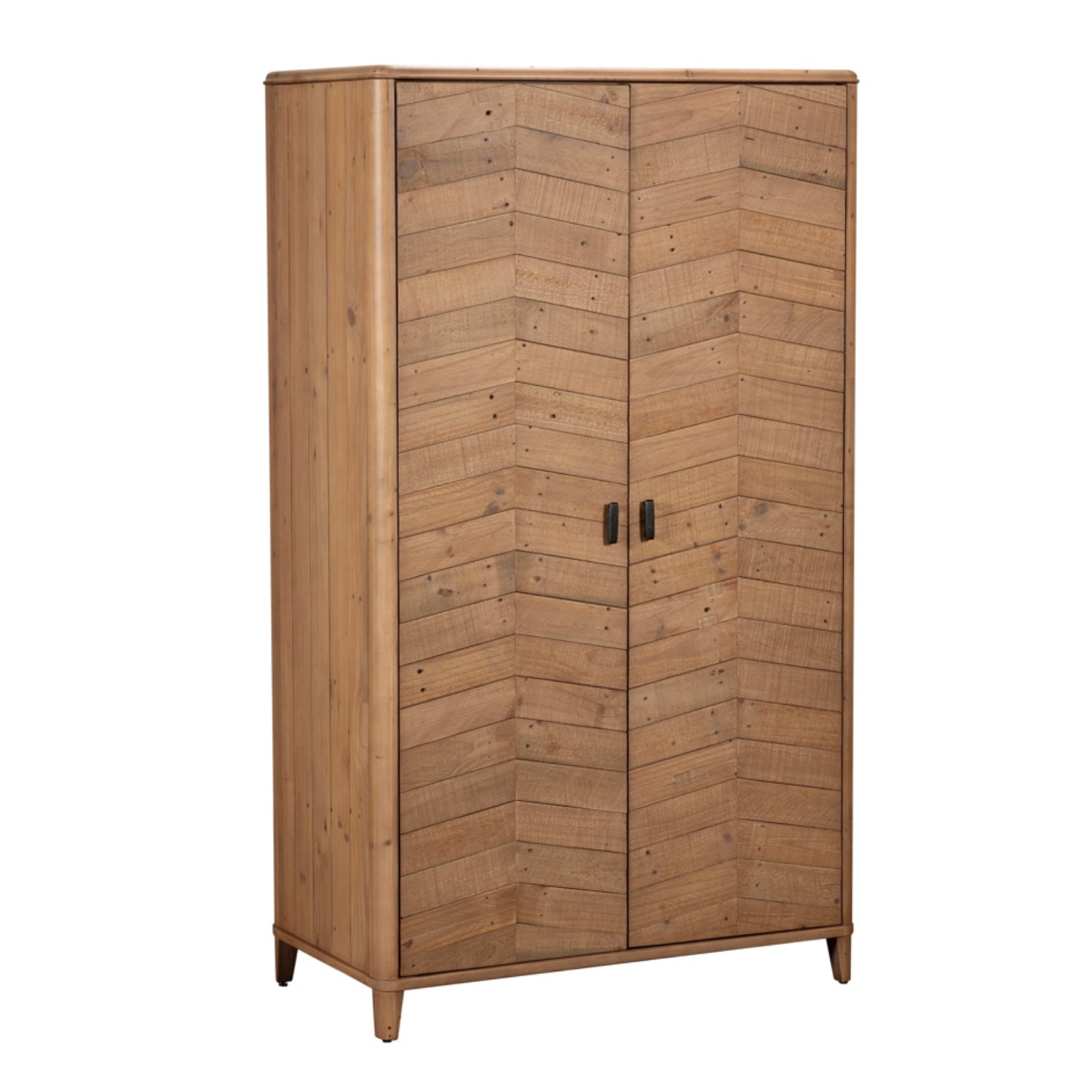 Rustic Chevron Double Wardrobe - Pieces For Places