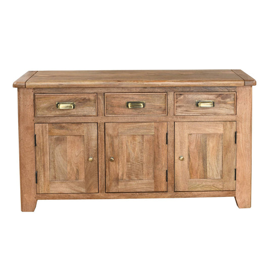 Sandbanks Mango Wood 3 Door, 3 Drawer Sideboard - Pieces For Places