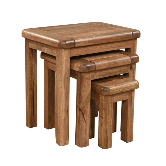 Sandbanks Mango Wood Nest of Tables - Pieces For Places