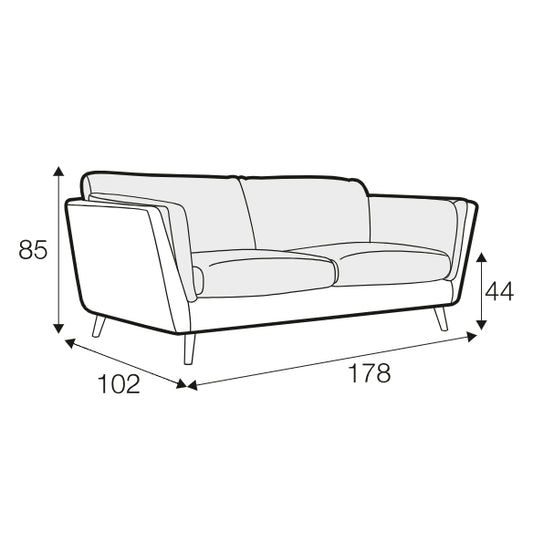 Nova - 2 Seater Sofa - Pieces For Places