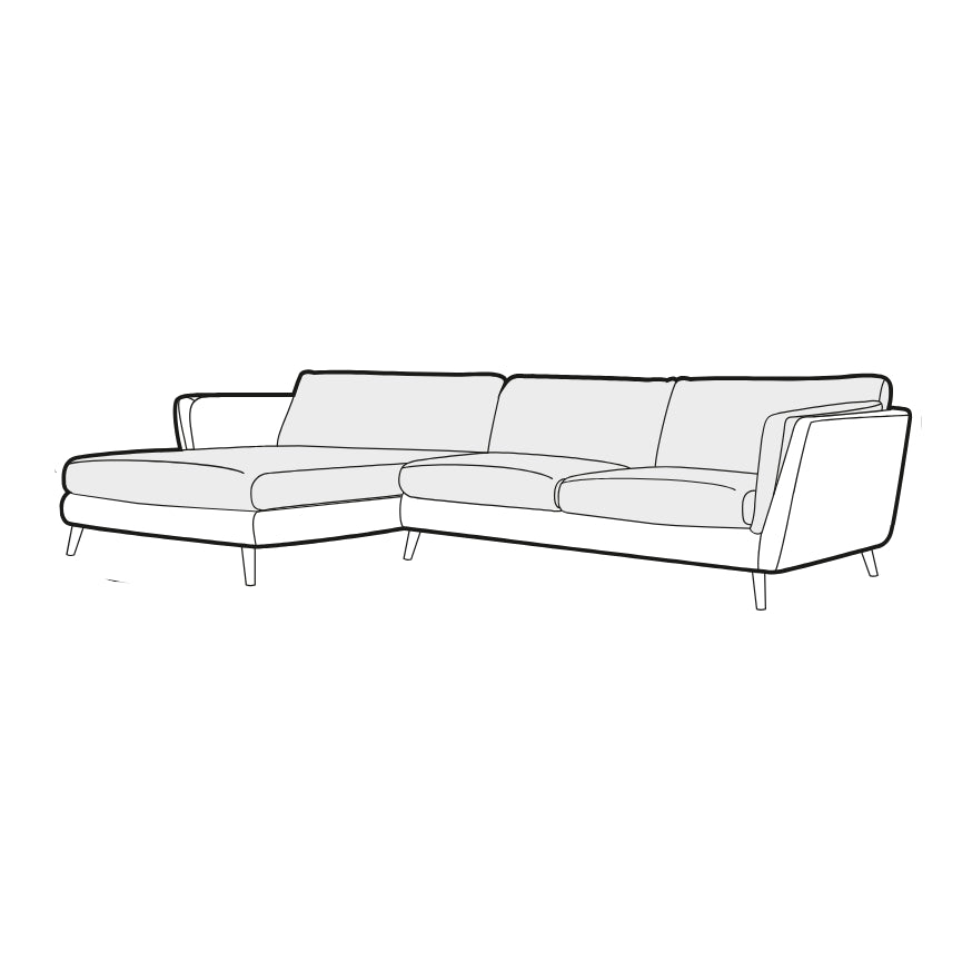 Nova - 4 Seater Chaise - Set 2 - Pieces For Places