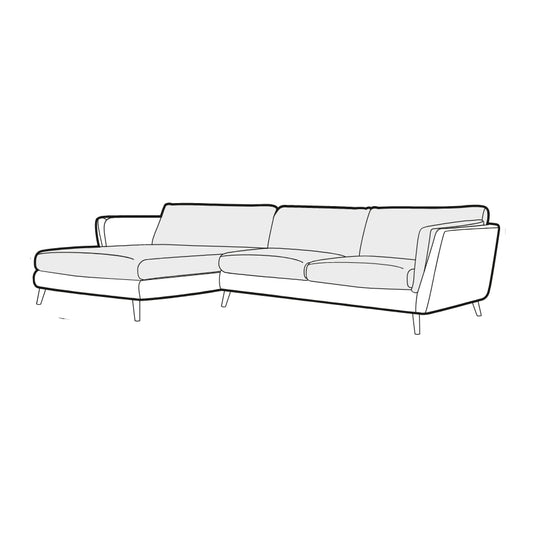 Nova - 4 Seater Chaise - Set 2 - Pieces For Places