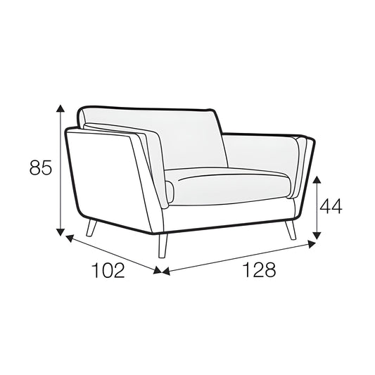 Nova - Wide Armchair - Pieces For Places