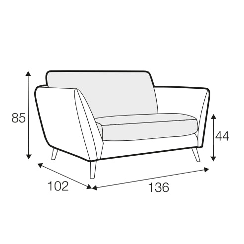 Stella - Wide Armchair - Pieces For Places