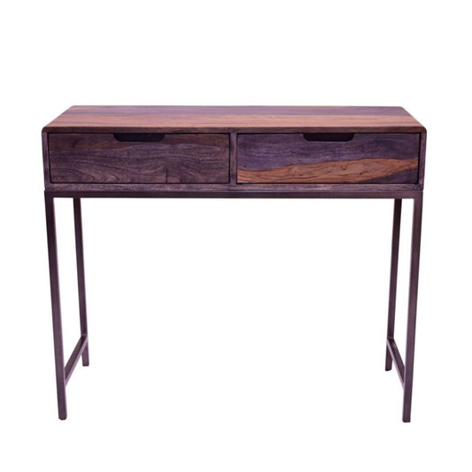 Stopa Sheesham 2 Drawer Console Table - Pieces For Places